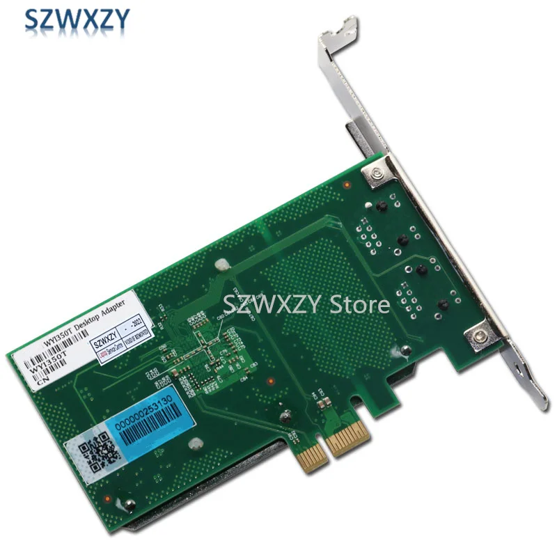 SZWXZY Eredeti Winyao WYI350T PCIe Dual RJ45 Port Gigabit Hálózati Kártya Intel i350T2 Puha Útvonal 1000M Gyors Hajó3