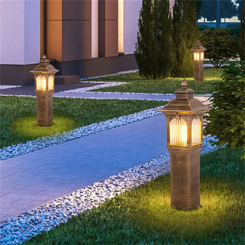 SÁMÁN Kerti Lámpa Kültéri Vízálló LED Modern Terasz Kerti világítás Haza Teraszon Kerti Villa Utáni Fény3