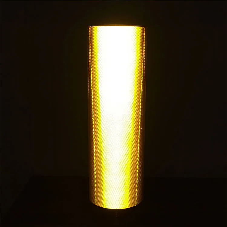 Sárga Gyémánt Fokozatú Prizma Fényvisszaverő-Fluoreszkáló Fólia Gyémánt Fokozatú Reflektor1