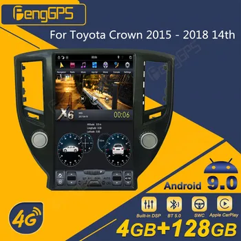 Toyota Crown 2015 - 2018 14 Android Autó Rádió Tesla Képernyő 2Din Sztereó Receiver Autoradio Multimédia DVD Lejátszó GPS Navi