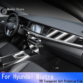 TPU Autó Felszerelés Műszerfal Gps Navigációs Képernyő Védő Fólia Matricát Hyundai Mistra （2017-2020）-karcolás