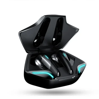 TWS Vezeték nélküli Fülhallgató Töltése Doboz Gaming Fejhallgató 9D Sztereó Sport Vízálló Fülhallgatók Bluetooth 5.0 Headset Mikrofonnal
