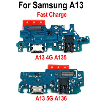 Töltés Flex Samsung Galaxy A13 4G 5G A135F A135U A136B USB Töltés Port, Jack Dock Csatlakozó Töltés Testület Flex Kábel