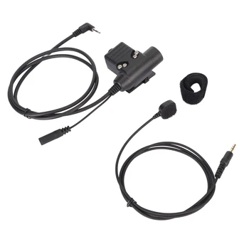 U94 AV-Adapter Kábel Walkie Talkie Fülhallgató Csatlakozó Kábel Csere Motorola T6200 6200C