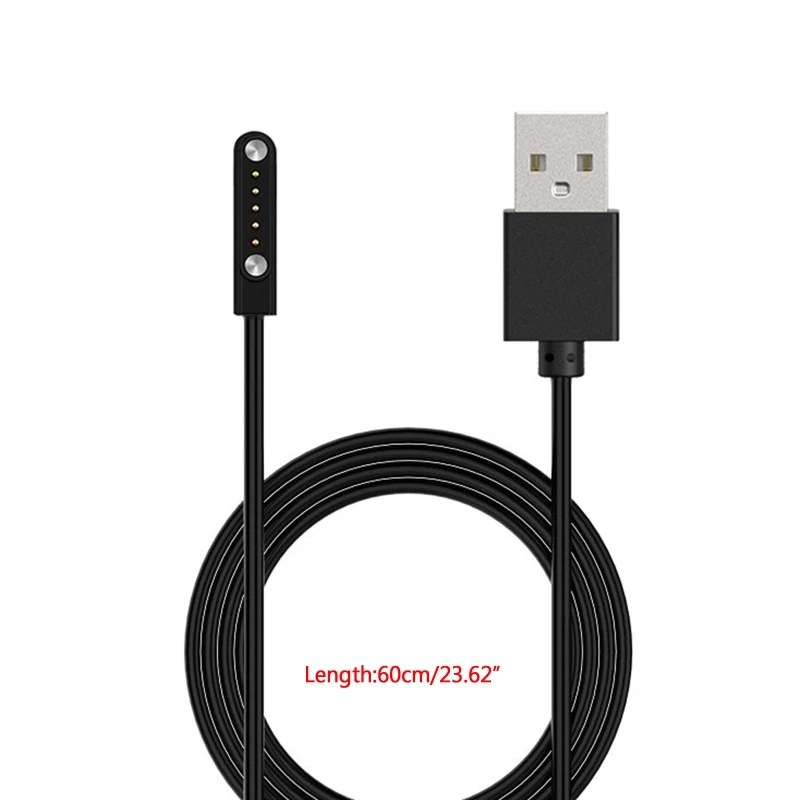 Univerzális Töltő Kábel Stabil Alkalmas 5 Pin-12mm Tér Smartwatch USB Töltő Kábel Elszívó Adapter J60A5