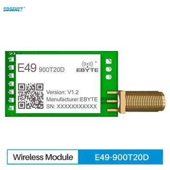 Vezeték nélküli Adatátvitel RF Modul 868MHz 915MHz CDSENET E49-400T20D 20dbm 2,5 KM-re, Alacsony fogyasztású keskeny sávú Antenna felület SMA-K