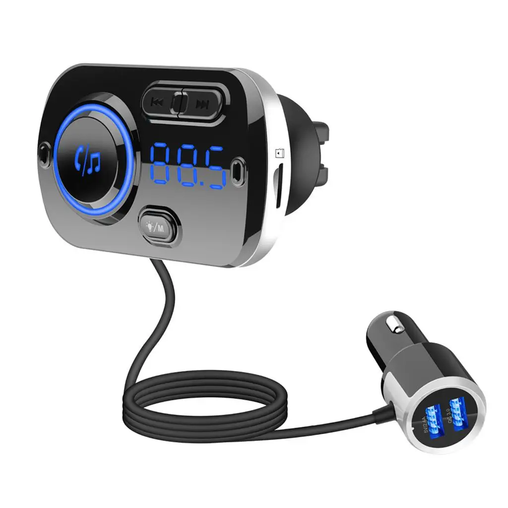 Vezeték nélküli Bluetooth FM Zene USB Töltő Adapter Rádió0