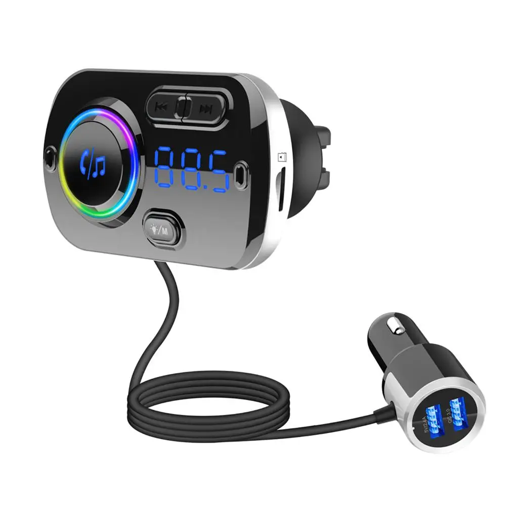 Vezeték nélküli Bluetooth FM Zene USB Töltő Adapter Rádió1