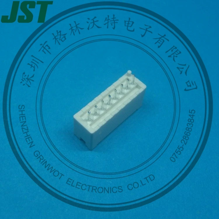 Vezeték Testület Hullám Stílus Csatlakozó,8-Pin-kódot,2mm Pályán,B08B-PLISK-1,JST3