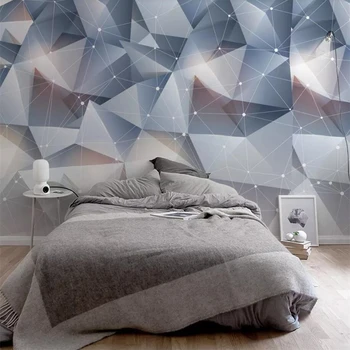 wellyu Egyéni 3d háttérkép sztereó fénykép falfestmények háromszög modern minimalista háttér fal papírokat, lakberendezés, 3d-s cucc de parede