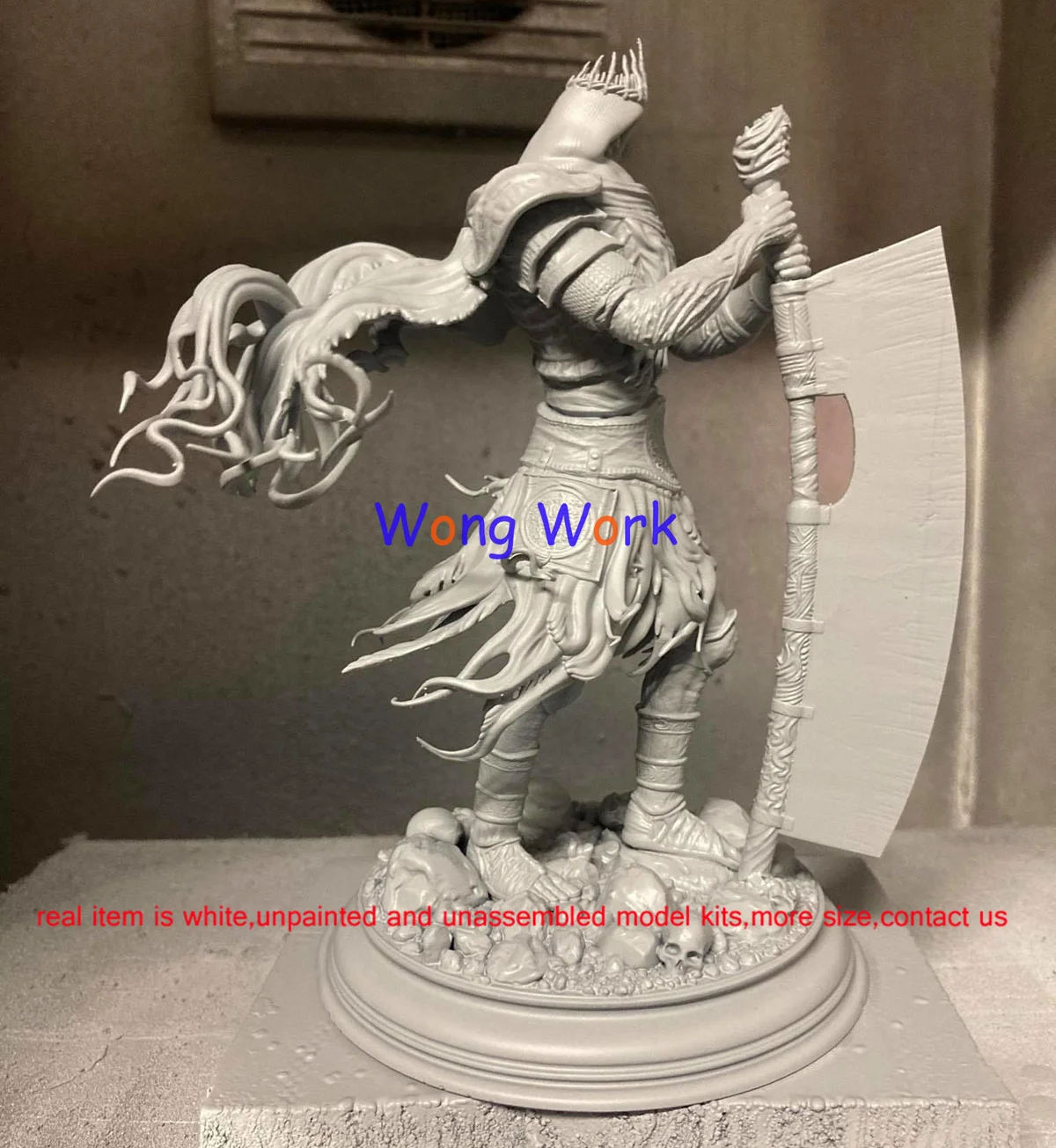Wong Munka Festetlen 20cmH 30cmH 3D Nyomtatás Összeszerelt Garázs Készletek GK Modell Kit Ábra JC-220721-323