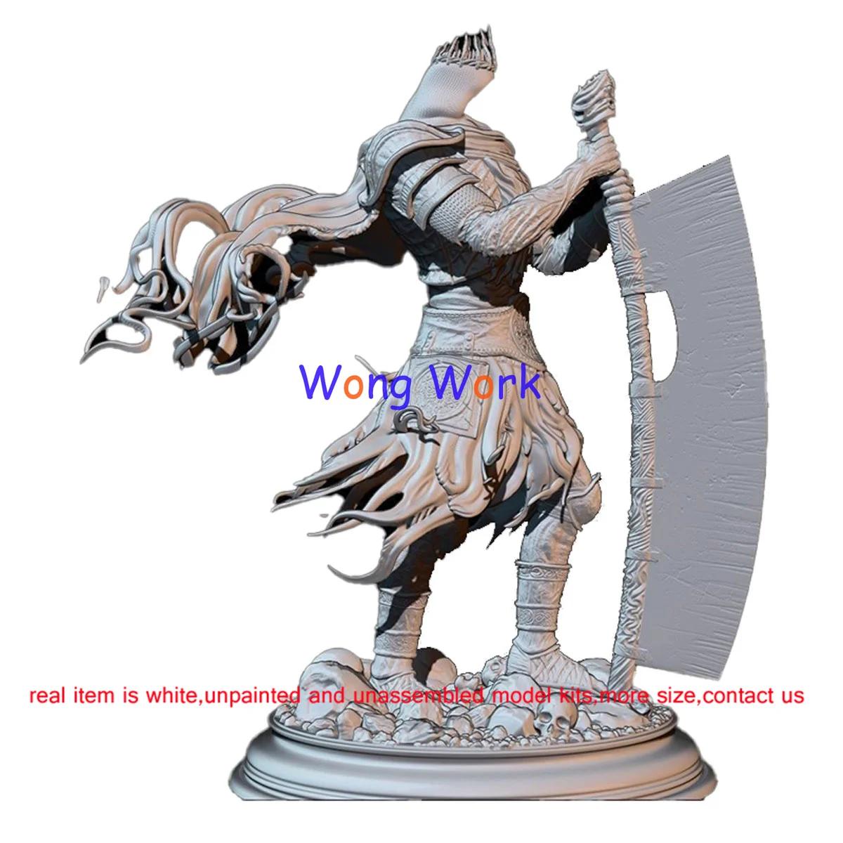 Wong Munka Festetlen 20cmH 30cmH 3D Nyomtatás Összeszerelt Garázs Készletek GK Modell Kit Ábra JC-220721-325