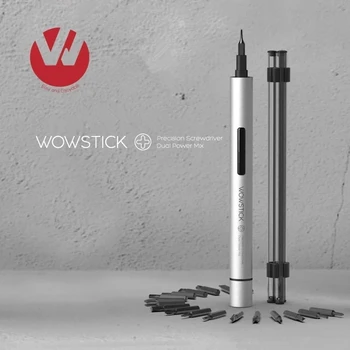 Wowstick Próbálja Továbbfejlesztett Elektromos Csavarhúzó 20 1 Szett Alumínium Test, DIY Eszközök Készlet