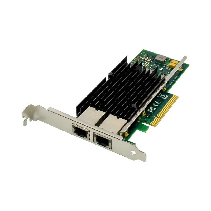 X540-től-T2 Intel x540-től Chipset, PCIe X8 Kettős Tembaga RJ45 10 gbps Ethernet Port Jaringan Kartu Kompatibel1