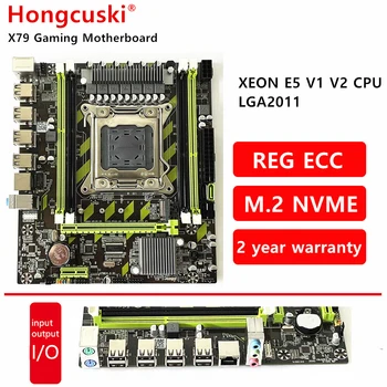 X79 Alaplap M. 2 NVME SSD LGA 2011 CPU Támogatás Xeon E5 V1 V2 Processzor DDR3 ECC, Vagy NEM ECC RAM Memória NGFF
