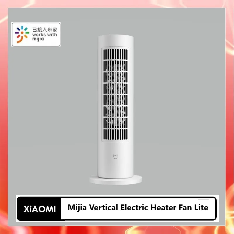 Xiaomi Mijia Függőleges Elektromos Fűtés Ventilátor Lite 2000W NTC Érzékelő Szonda Fűtés Állandó Hőmérséklet-szabályozás Működik A Mi Otthonunk0