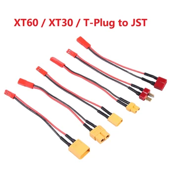 XT30 XT60 T Plug Férfi / Nő, hogy JST Csatlakozó Töltő Adapter Kábel Átalakító Vezető 22AWG, hogy az RC Hobbi Akkumulátor FPV RC Modellek