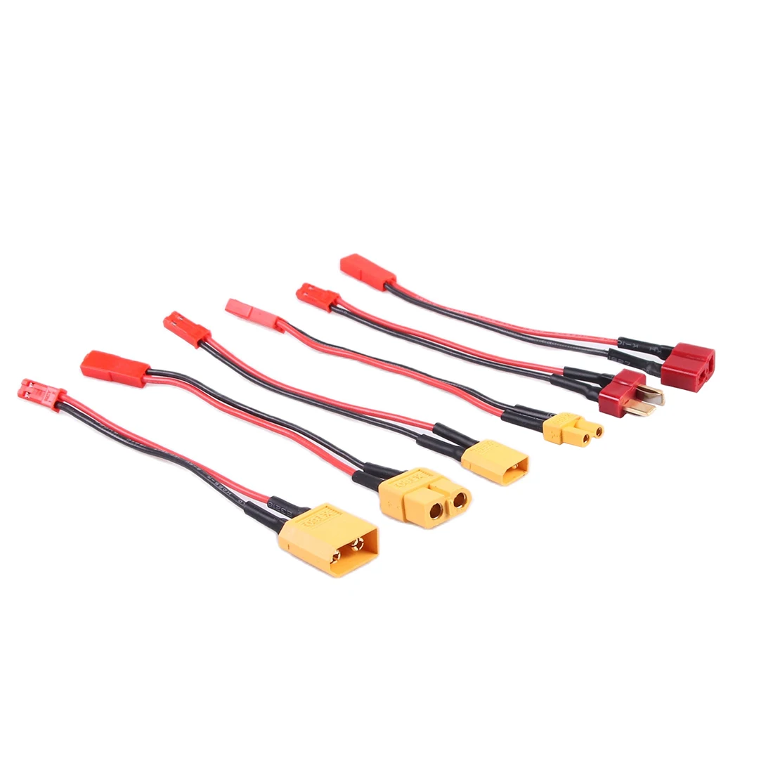 XT30 XT60 T Plug Férfi / Nő, hogy JST Csatlakozó Töltő Adapter Kábel Átalakító Vezető 22AWG, hogy az RC Hobbi Akkumulátor FPV RC Modellek5