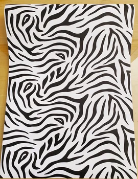 Zebra Csíkos Öntapadó, Vízálló Háttérkép lakberendezés Vinil Cserélhető Kapcsolatba Papír, Pvc Sticekrs a Gyerekek Szobája