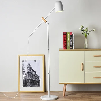 Északi Olvasás Hálószoba Éjjeli LED állólámpa Egyszerű, Modern Nappali Asztal Kreatív állólámpa