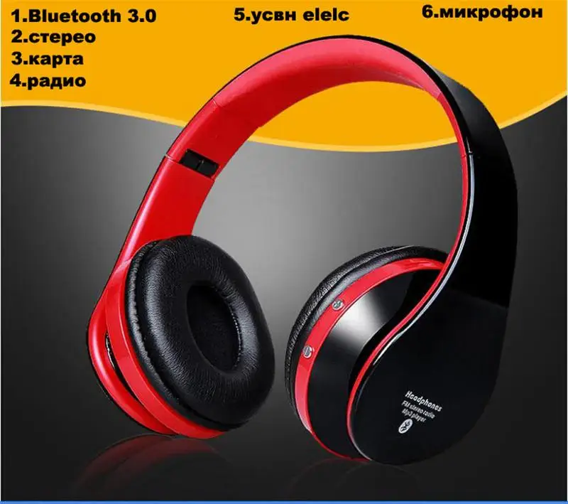 Összecsukható Bluetooth Fejhallgató-Fülhallgató-Mikrofon, TF Kártya Támogatott hifi Térhatású Hang zajszűrő Vezeték nélküli Sztereó H11