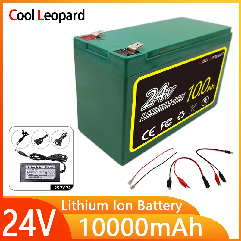 Új 18650 24V 10000mAh Lítium-Ion Akkumulátor Csomag,Solar Lámpa Xenon Lámpa Inverter Elektromos Bicikli Robogó Beépített BMS0