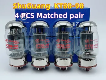 Új 4db KT88 Cső ShuGuang HiFi vákuumcsöves Erősítő Új Tesztelt Kiegyenlített Quad