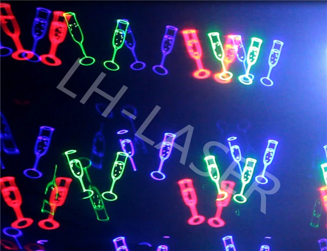 Új ILDA 2500mw RGB lézer fény dj disco színpadi világítás karácsonyi világítás show4