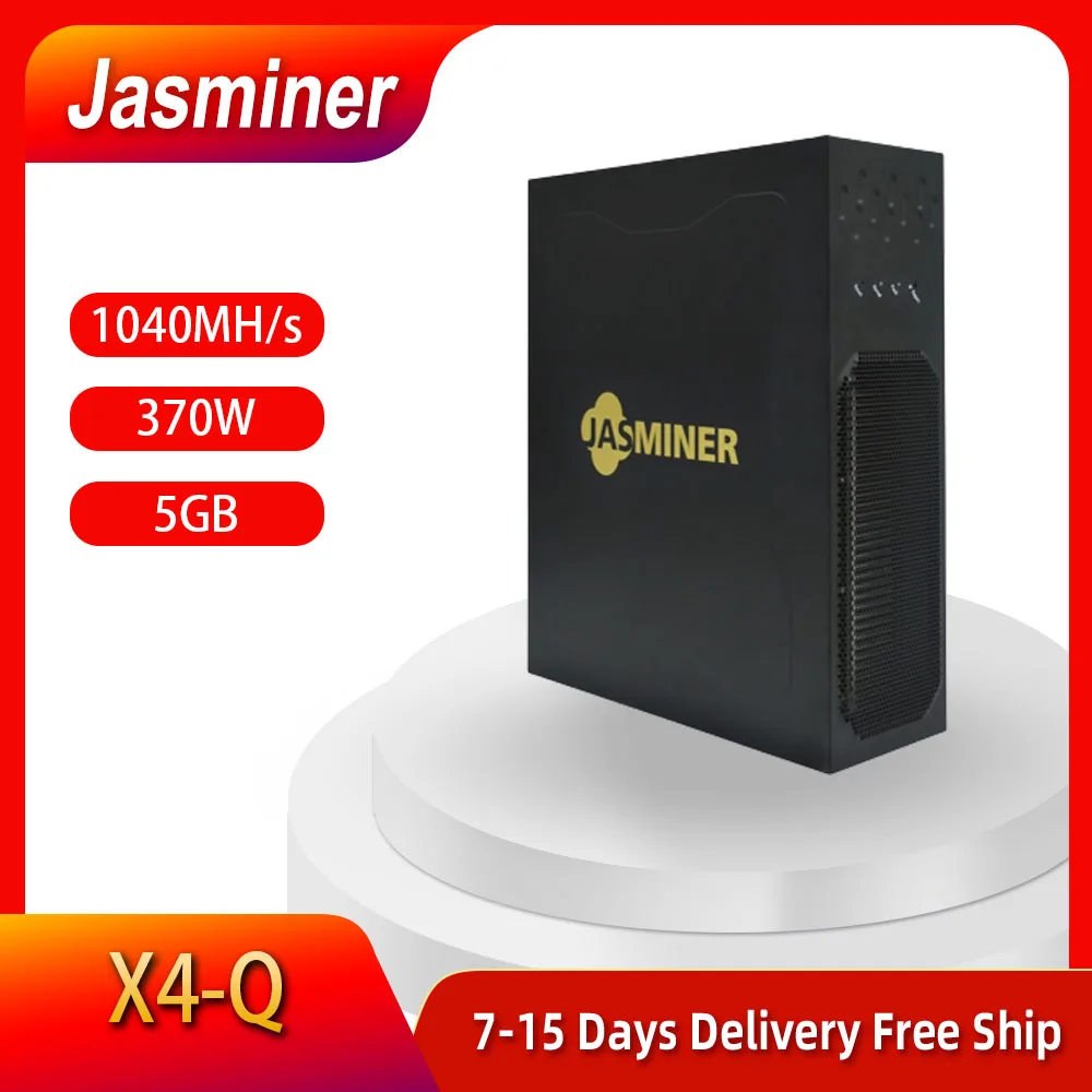 Új Jasminer X4-Q bányász 520MH/s 840MH/s 1040MH/s Hashrate 370W fogyasztás bányász jasminer X4 Q, illetve más, bányászok0