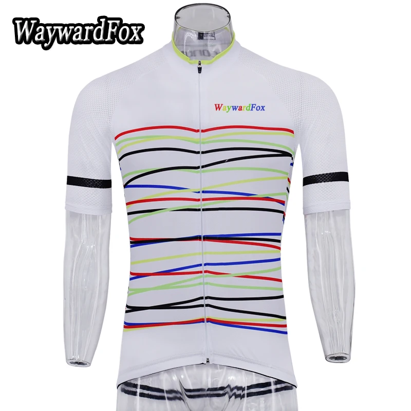 Új klasszikus fehér kerékpáros mez Hegy férfi kerékpáros ruházat 2019 pro csapat Kerékpár jersey maillot ciclismo0