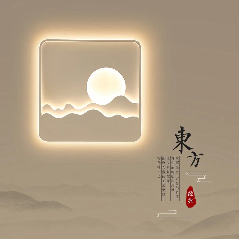 Új Kínai Stílusú Fali Lámpa Klasszikus Loft Tanulmány Folyosó Kreatív Lépcső Éjjeli Fény Északi Egyszerű Hálószoba Decor Luminária2