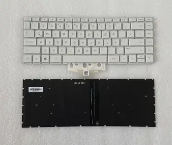 Új Latin HP Pavilion X360 14-BA 14-BS 14T-BA 14M-BA külön-Külön Háttérvilágítás Fehér Notebook Laptop Billentyűzet
