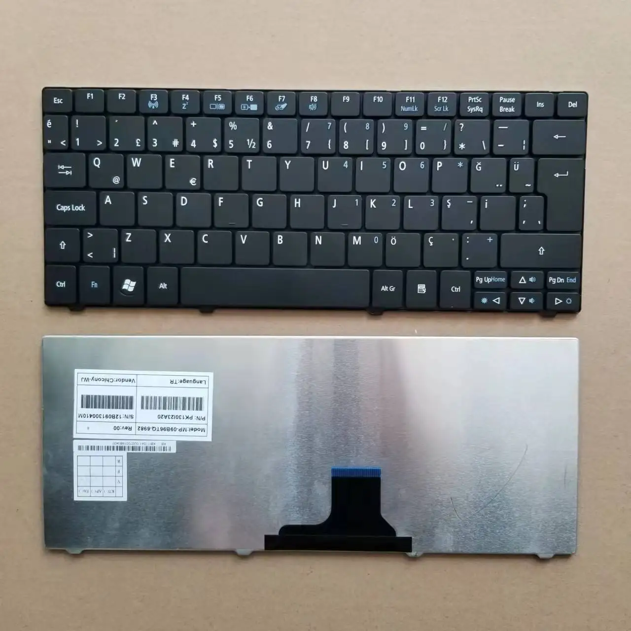 Új MINKET/RU/TR/BR/SP Laptop Billentyűzet Acer Aspire One 751 751H ZA3 ZA5 715 752 752H 753 753H 721 722 721H AO751 AO751H4
