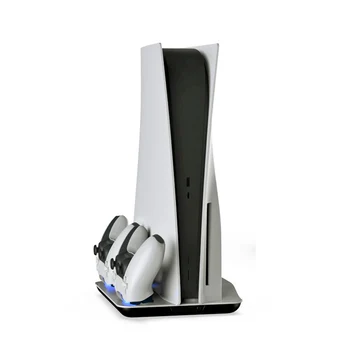 Új PS5 Függőleges Állvány 3-Sebesség Hűvösebb 3 Hűtő ventilátor tartó Playstation 5 Disc Digital Edition Játék Konzol, 3 USB Port