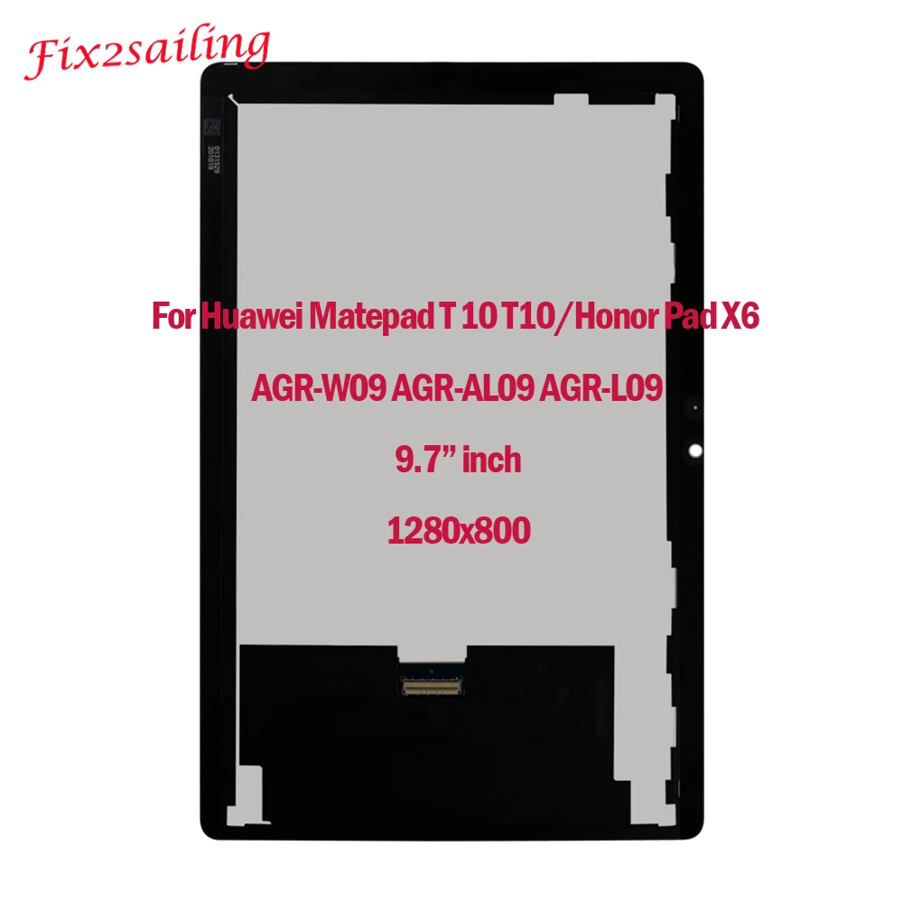 Új Tesztelt Super LCD Huawei Matepad T 10 T10/Megtiszteltetés Pad X6 AGR-W09 AGR-AL09 AGR-L09 LCD Kijelző érintőképernyő, Digitalizáló1