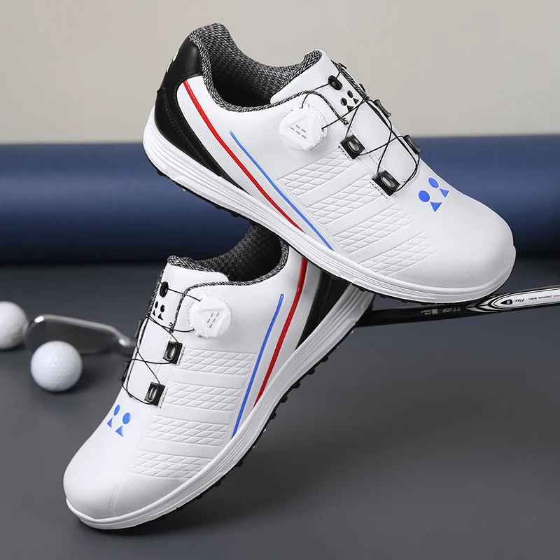 Új Vízálló Golf Cipő 37-47 Szabadtéri Kényelmes Golf Cipők Profi Golfozó Lábbeli Gyors Illesztése Sport Gyaloglást5