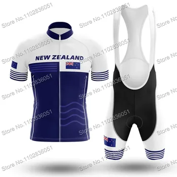 Új-Zéland Pro Férfi Kerékpáros Mez Meghatározott Nyári MTB bib Kerékpár Készletek Maillot Ropa Ciclismo Sport Racing Nadrág Kerékpár Ruhák, Felsők