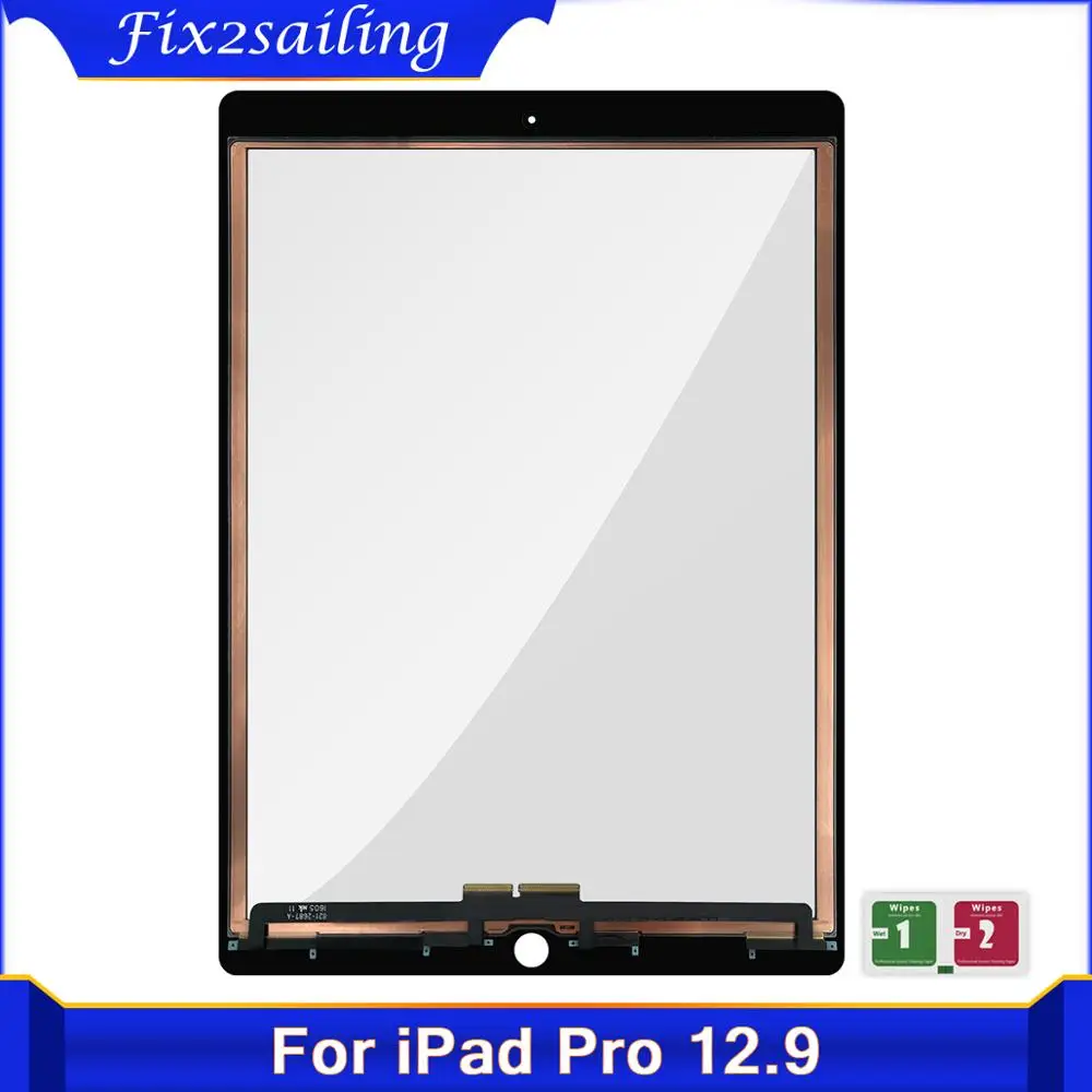 Új Érintőképernyős iPad Pro 12.9 (2015/2017) A1652 A1584 A1670 A1671 érintőmezős Képernyő Digitalizáló Első Külső Panel Üveg0