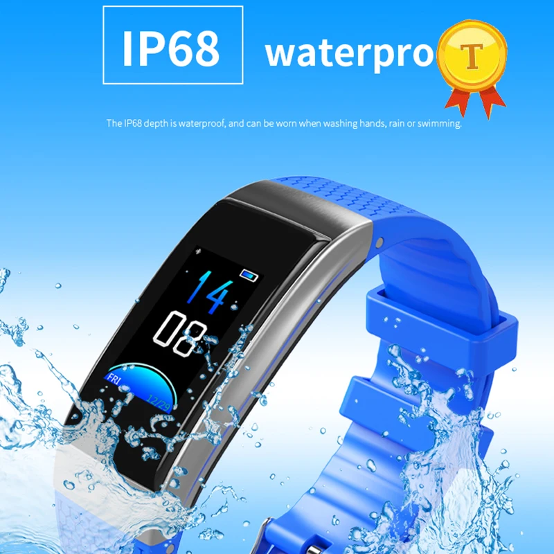 Új Érkezés IP68 Vízálló úszni Intelligens Karóra Okos Karkötő Okos Zenekar, A Vérnyomás, a pulzusszám Érzékelő az iphone 62