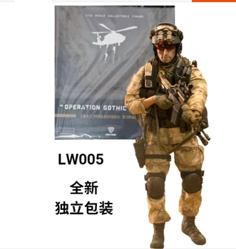 Őrült Ábra LW001 LW002 LW003 LW004 LW005 LW006 1/12 Méretarányú férfi babák Rangers katonák 6 hüvelyk akciófigura test modell