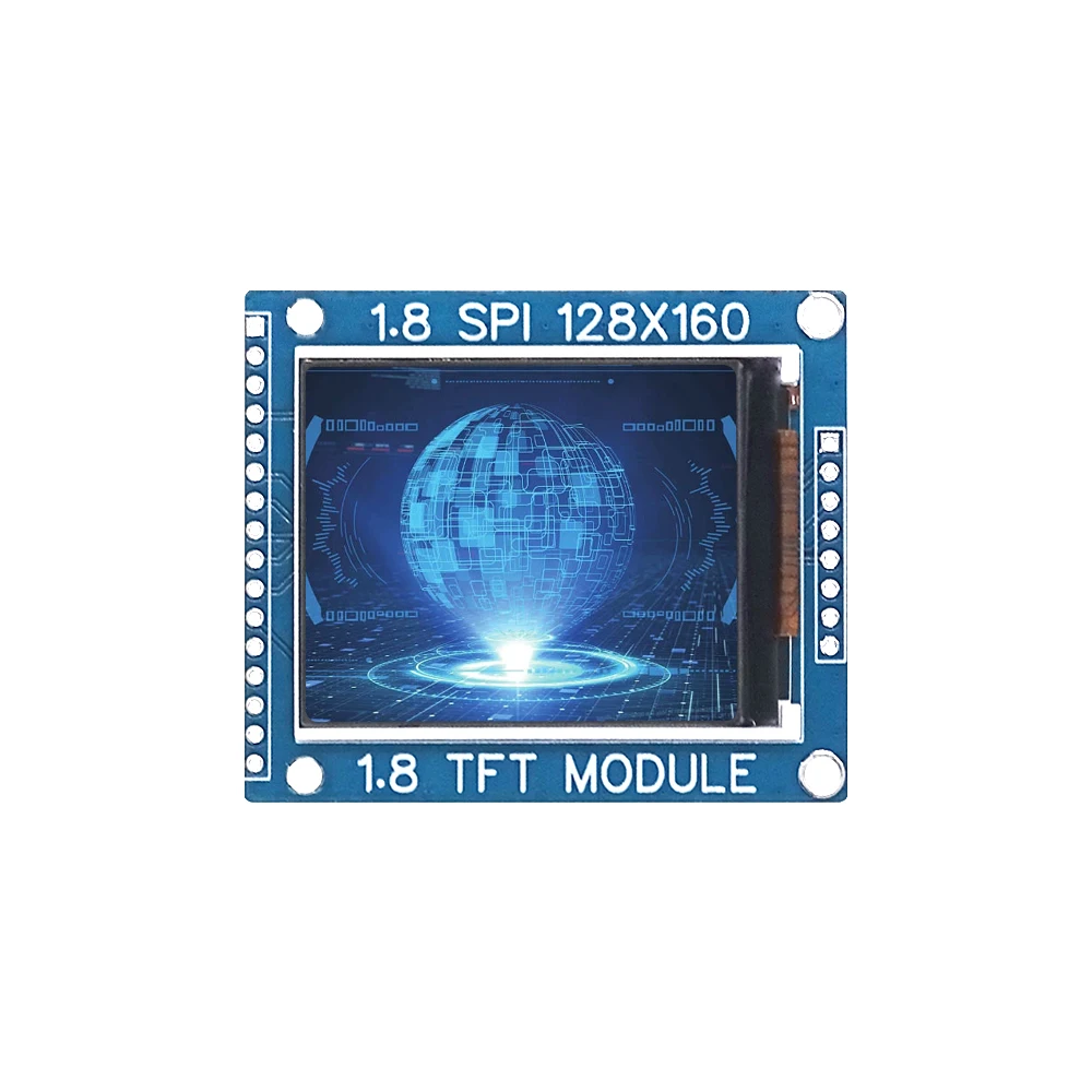 1.8 Inch Soros SPI TFT LCD Kijelző Modul NYÁK Adapter IC-128x160 Mátrix 3.3 V 5V-os, IO Inerface Cmmpatible LCD1602 Az Arduino2