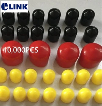 10k db ST porvédő ST optikai adapter sárga fekete piros szín fibra optica ftth csatoló puha műanyag gyári kínálat ELINK