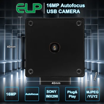 16MP Autofókusz USB Kamera 4656*3496 IMX298 Érzékelő, Ipari Mini Esetben USB2.0 Web cam az ATM-Kioszk POS Berendezések