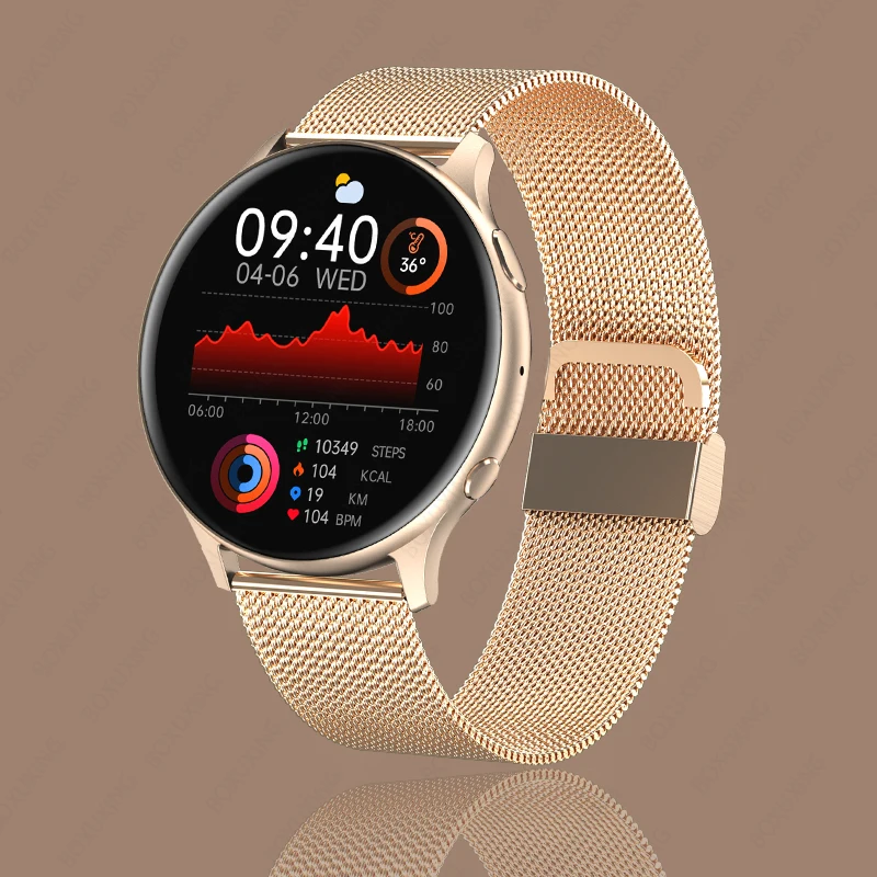 2023 Új Bluetooth Hívás Intelligens Karóra Női Férfi Sport Multifunkciós Fitness Óra Pulzusmérő Vérnyomás Smartwatch Nők0