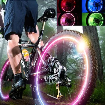 2db LED Gumiabroncs Szelep Szár Caps Neon Fény Auto Tartozékok Bike Kerékpár, Autó, Auto