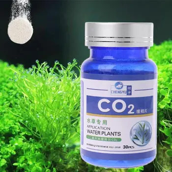 30 Számít a CO2 Tablettát Szén-Dioxid Diffúzor Növényi Tabletta Beültetett Akvárium Hal Tankok Támogatása Növényi Növekedés
