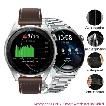 5db Puha TPU Átlátszó Védőfólia Őr Huawei Óra 3/3 Pro Smartwatch 3pro Teljes LCD Képernyő Védő Fedelet Védelem
