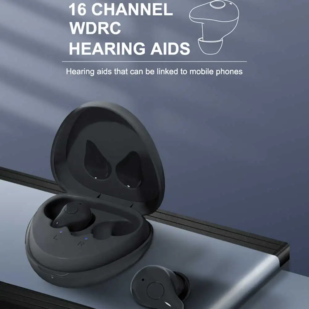 A Bluetooth ALKALMAZÁS Programozási Hallókészülékek 16 Csatorna hallókészülék A Töltés Ügyet Tárgyaláson Audifonos Frekvencia Tartomány 200-6000Hz3