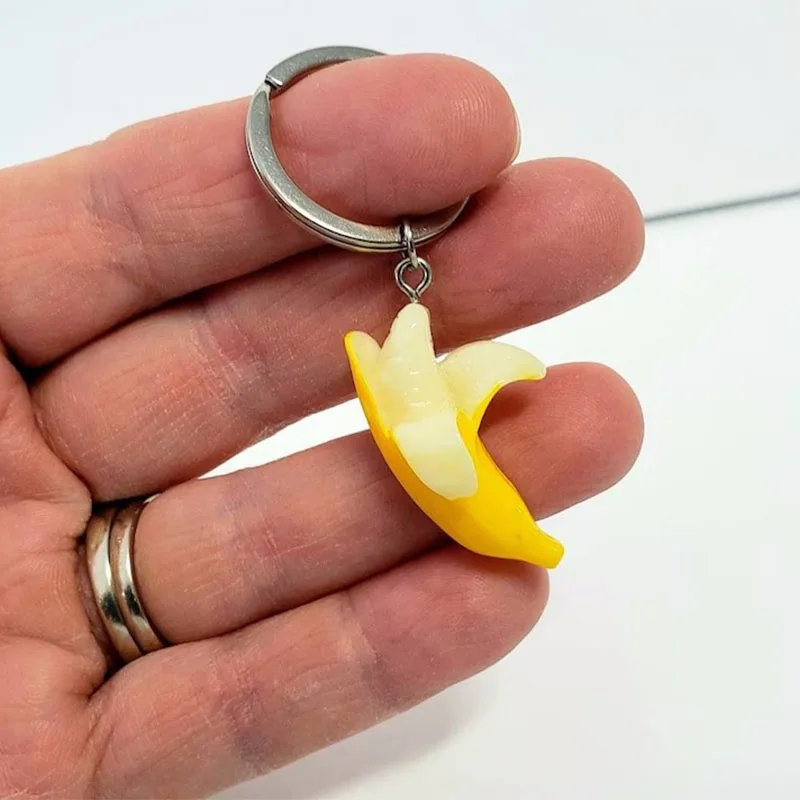 Aranyos Kis Banán Kulcstartó 2 1/2 Hüvelyk Hosszú, A Kulcstartó, Hogy Vége Banán Szórakoztató1