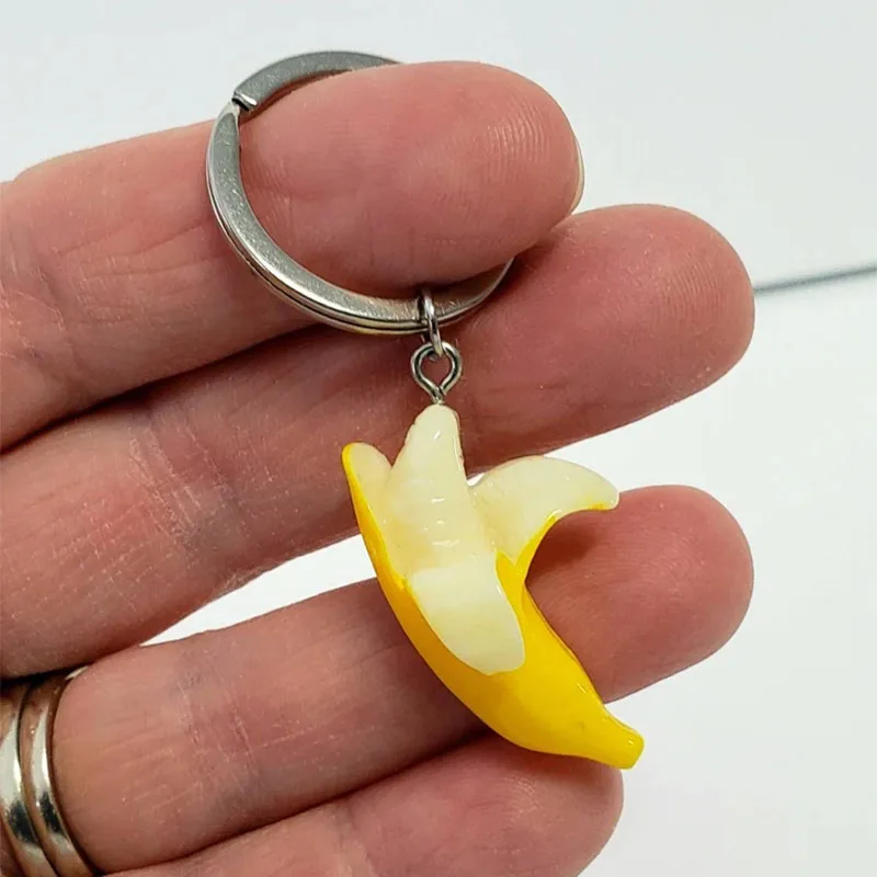 Aranyos Kis Banán Kulcstartó 2 1/2 Hüvelyk Hosszú, A Kulcstartó, Hogy Vége Banán Szórakoztató2